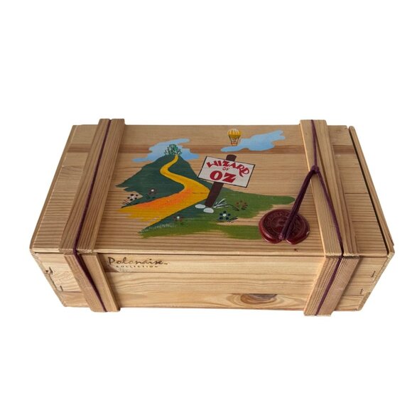 Kurt S. Adler Polonaise Wizard Of Oz Ornament Set Hand-Crafted Wooden Boxed - Picture 3 of 11